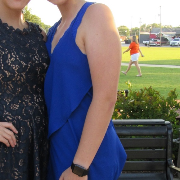 Blue flowy dress - Picture 3 of 3